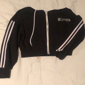 Cropped hoodie/ princess / size med / good condition